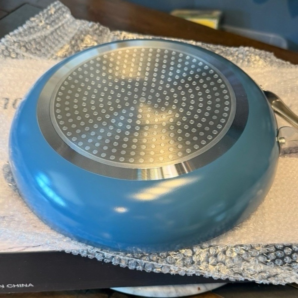 NEW! Servappetit 10.5" Blue Ceramic Skillet Kitchen Frying Pan BOX - Picture 4 of 4
